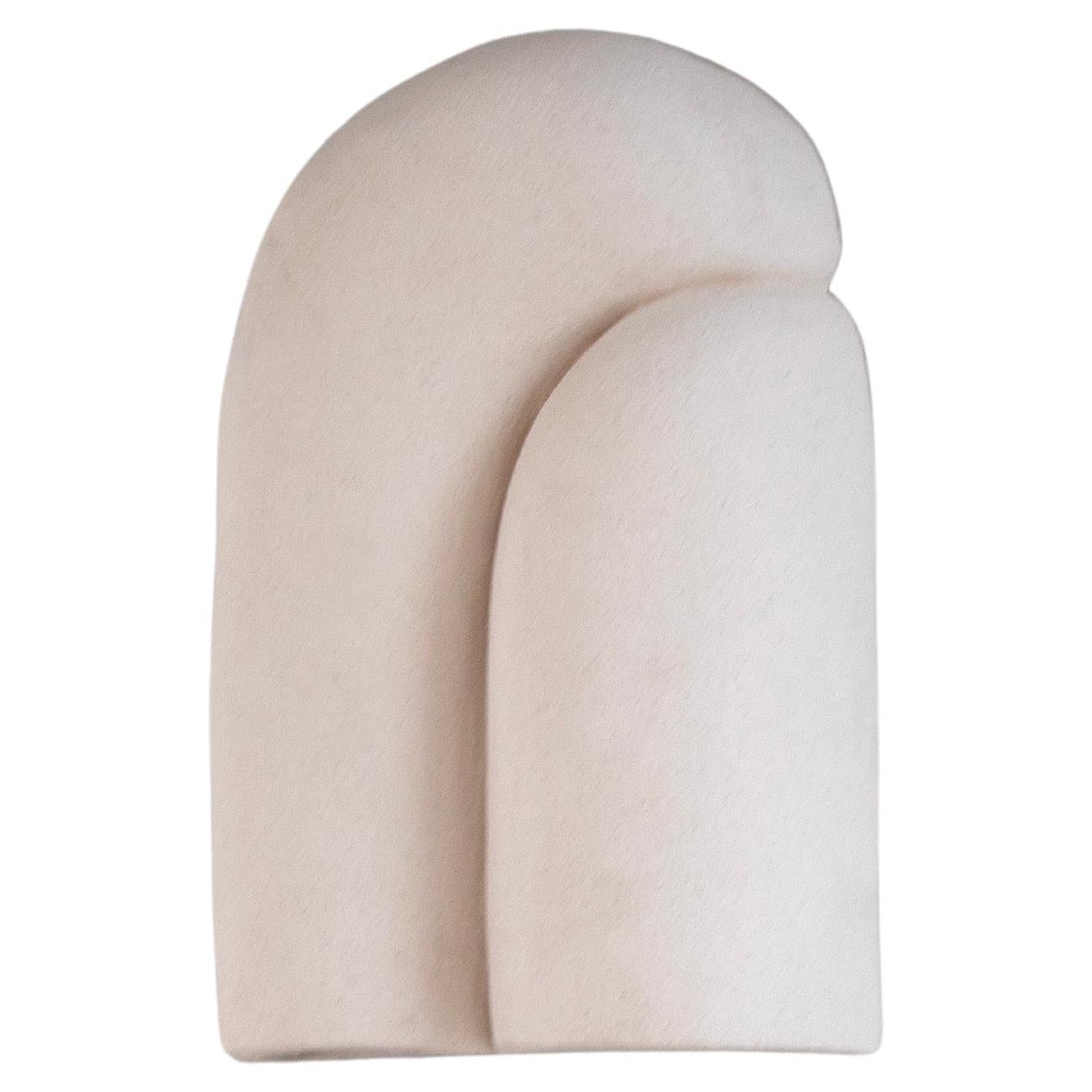 Applique Sète Unique in gres bianco Chamotte di Alice Lahana Studio in vendita