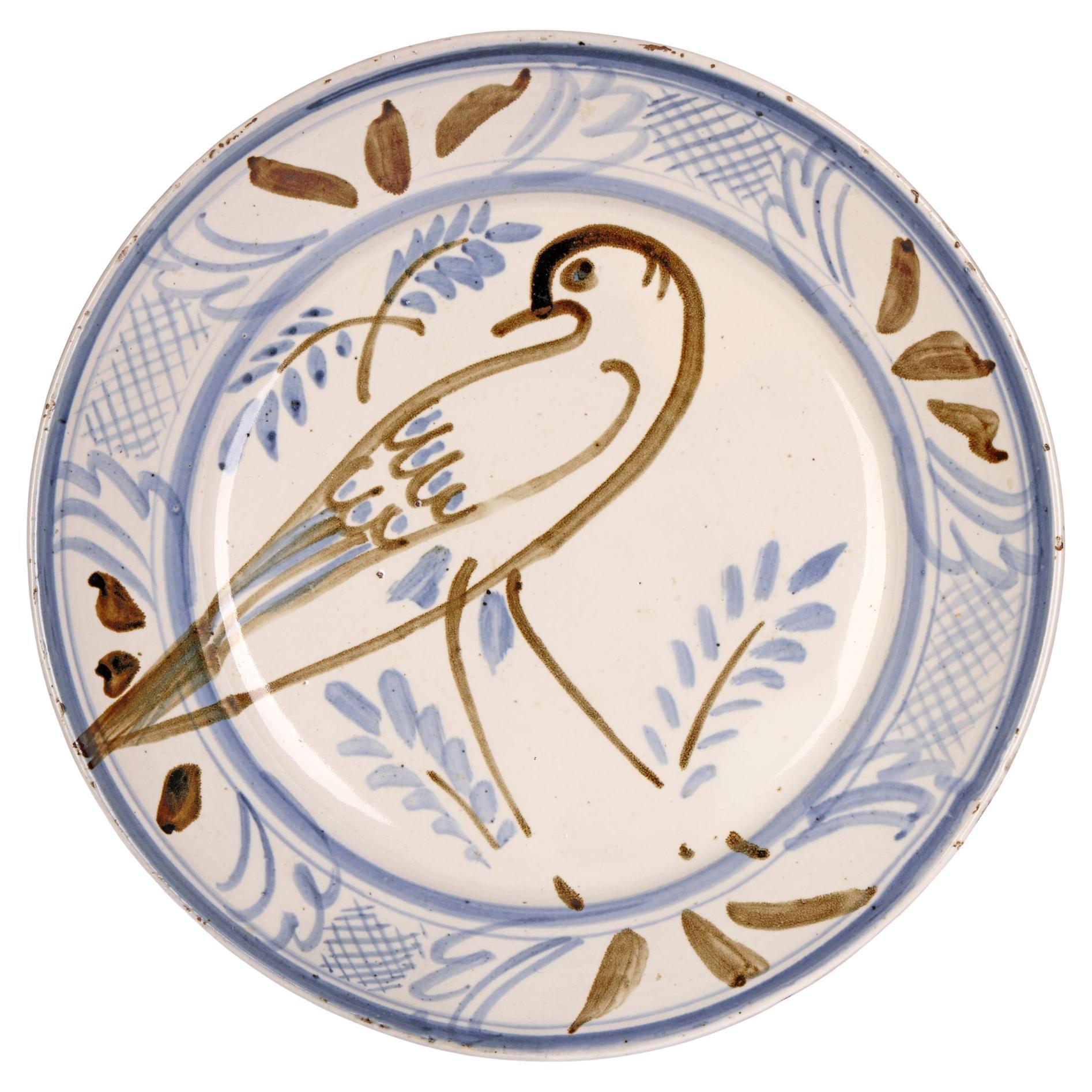 Seth Cardew Wenford Bridge Studio Pottery Bowl with Bird