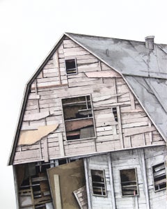 "Serie de Estudios de Casas II", Collage de Papel y Dibujo por Capas, Arquitectura