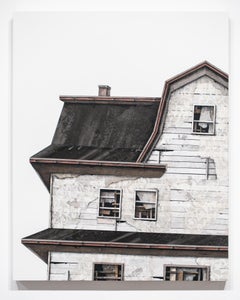 "House Studies Series V", Collage de papier et de dessins, Architectural