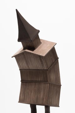 "Neighborling Maquette 30" Personified House Structure as Tabletop Sculpture