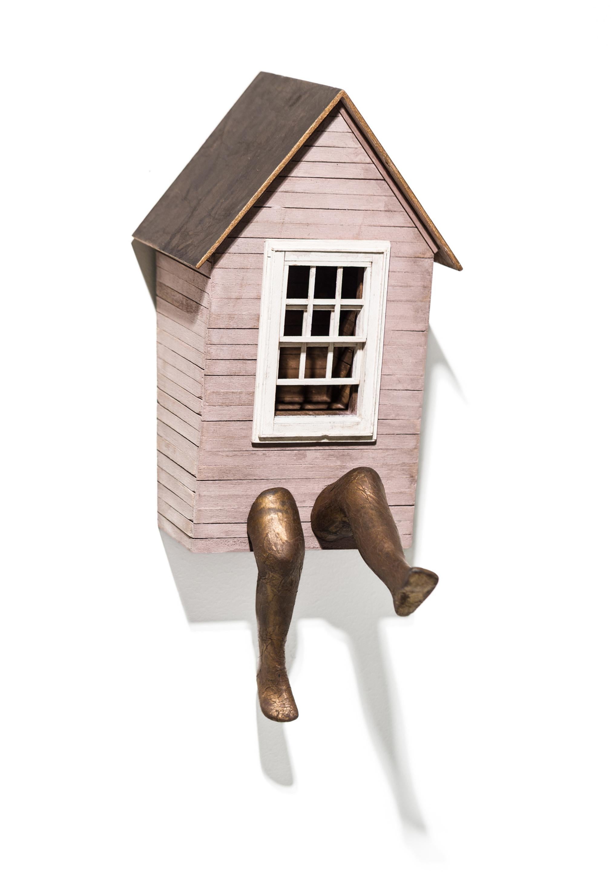"Neighborling Maquette 32" Maison murale avec fenêtre et pieds