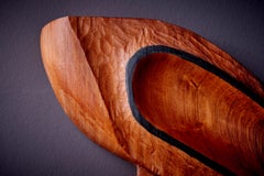 Seth Gravette Large Redwood and Sumi Ink Wall Sculpture US 2023