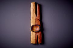 Seth Gravette Redwood and Sumi Ink Wall Sculpture US 2023