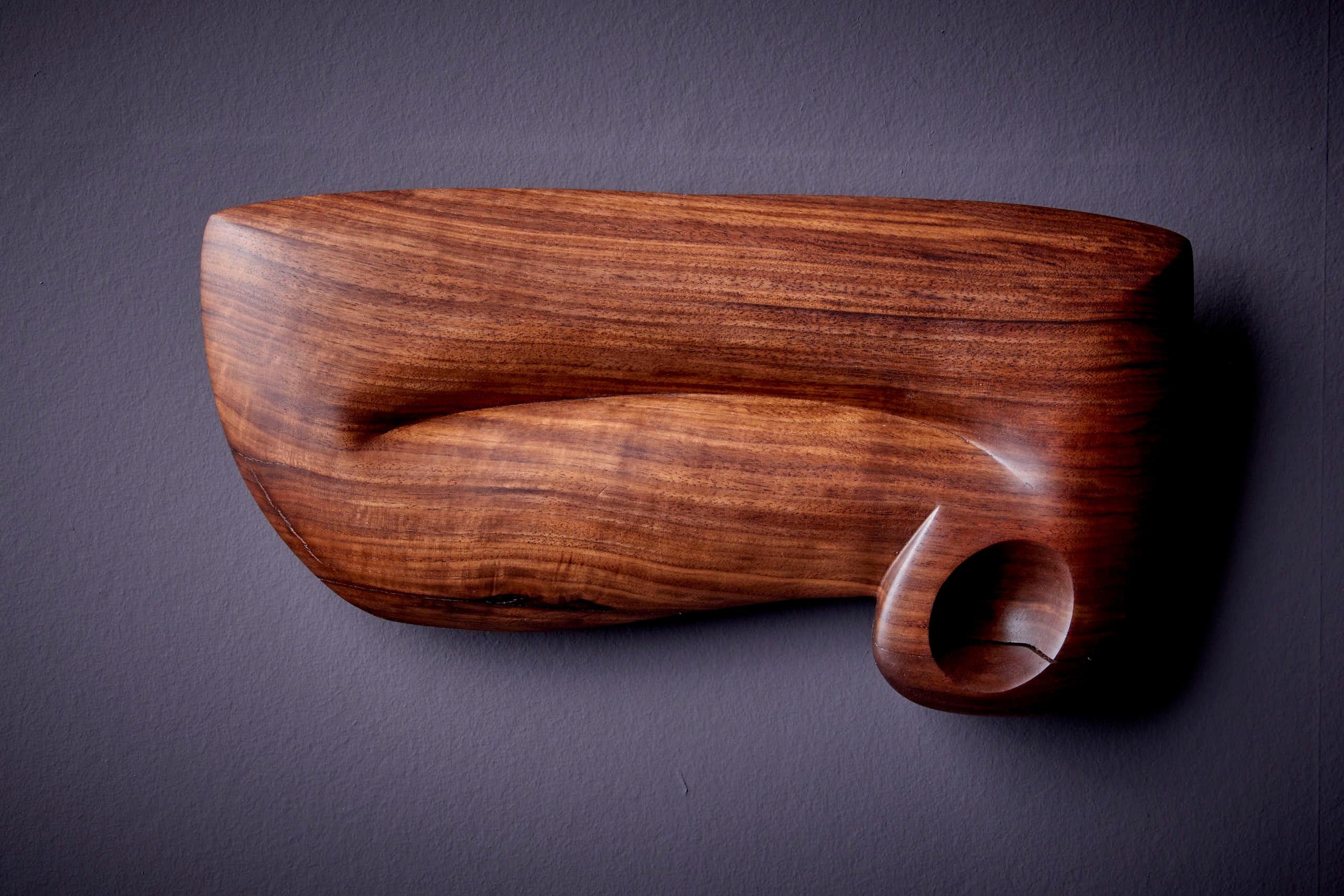 Contemporary Seth Gravette Walnut Wall Sculpture US 2023 For Sale