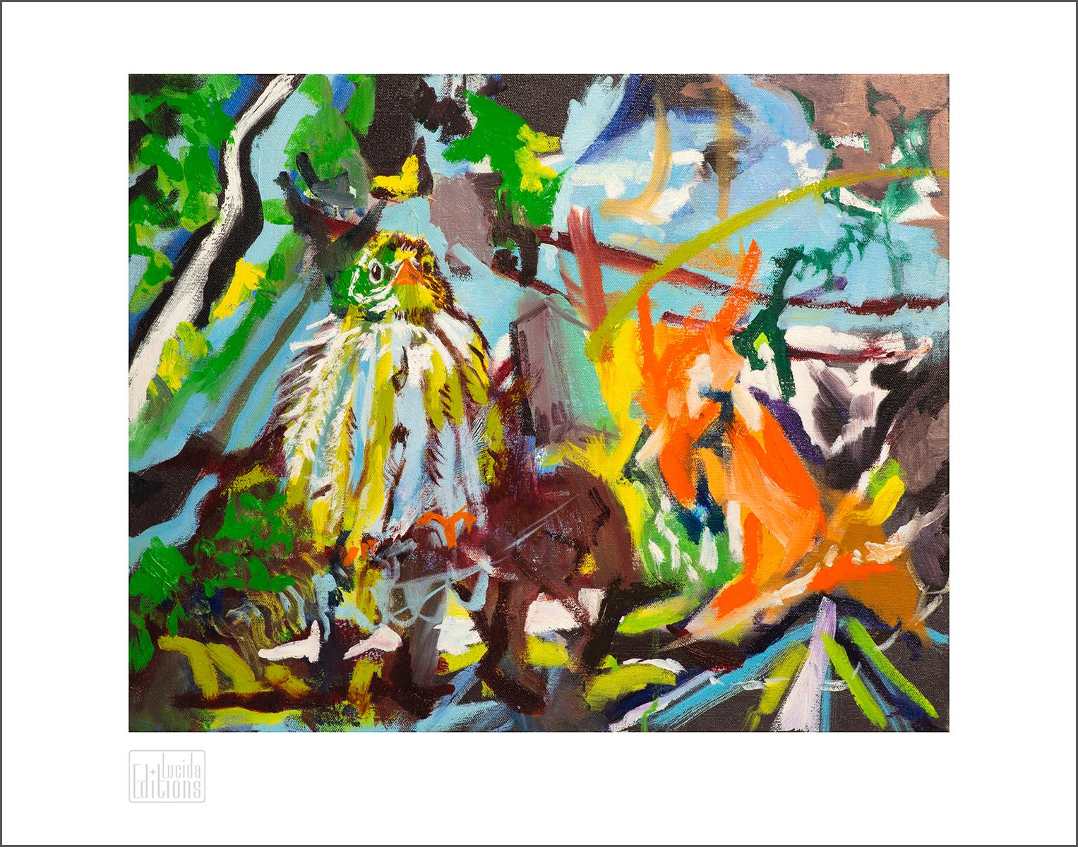 Figurative Print Seth Ruggles Hiler - Bouffée cachée