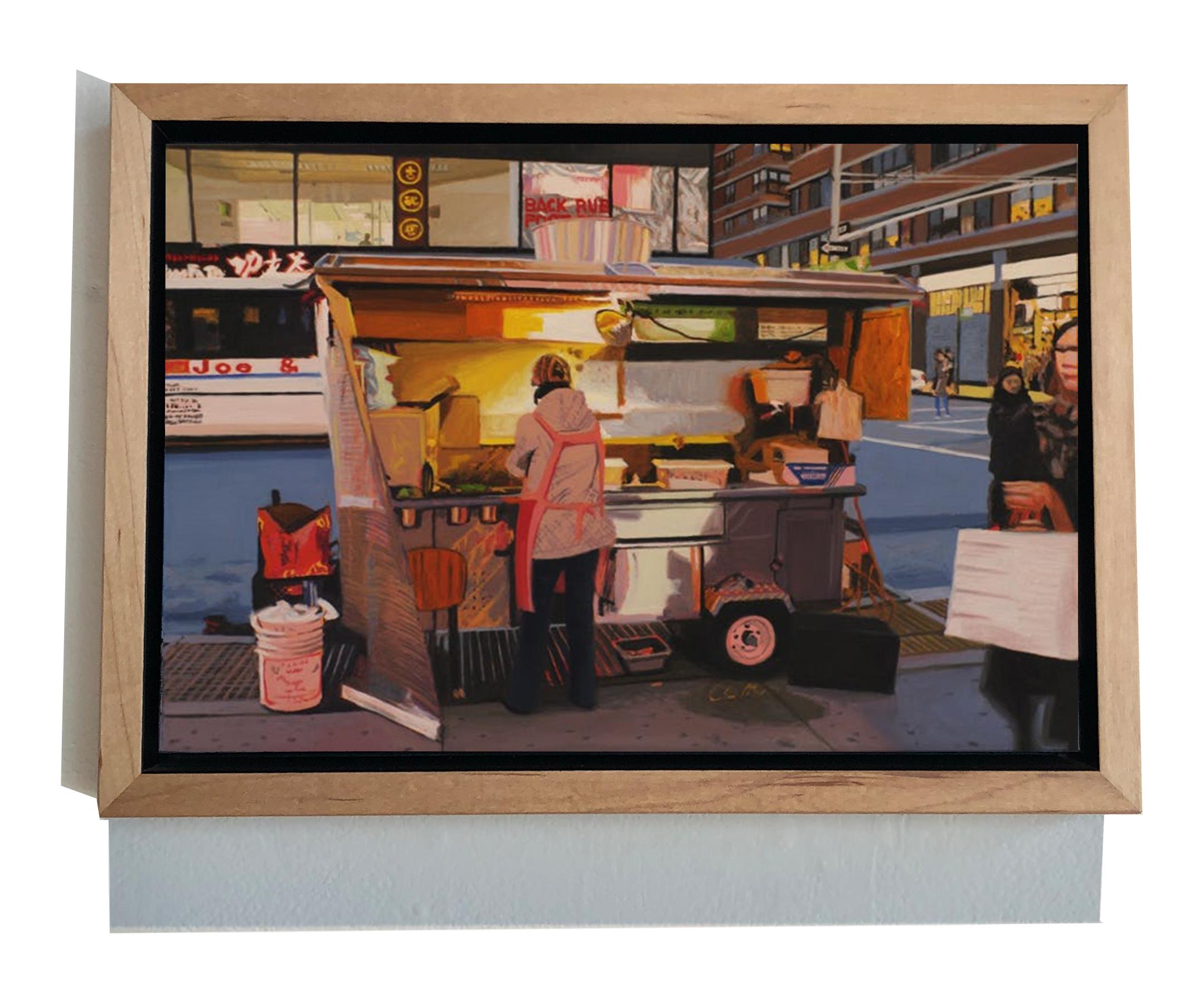 Seth Tane's realist, oil on panel painting, 