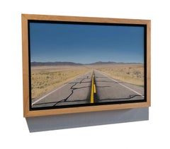 small scale southwest landscape, "Nevada Highway" (Realist Painting)