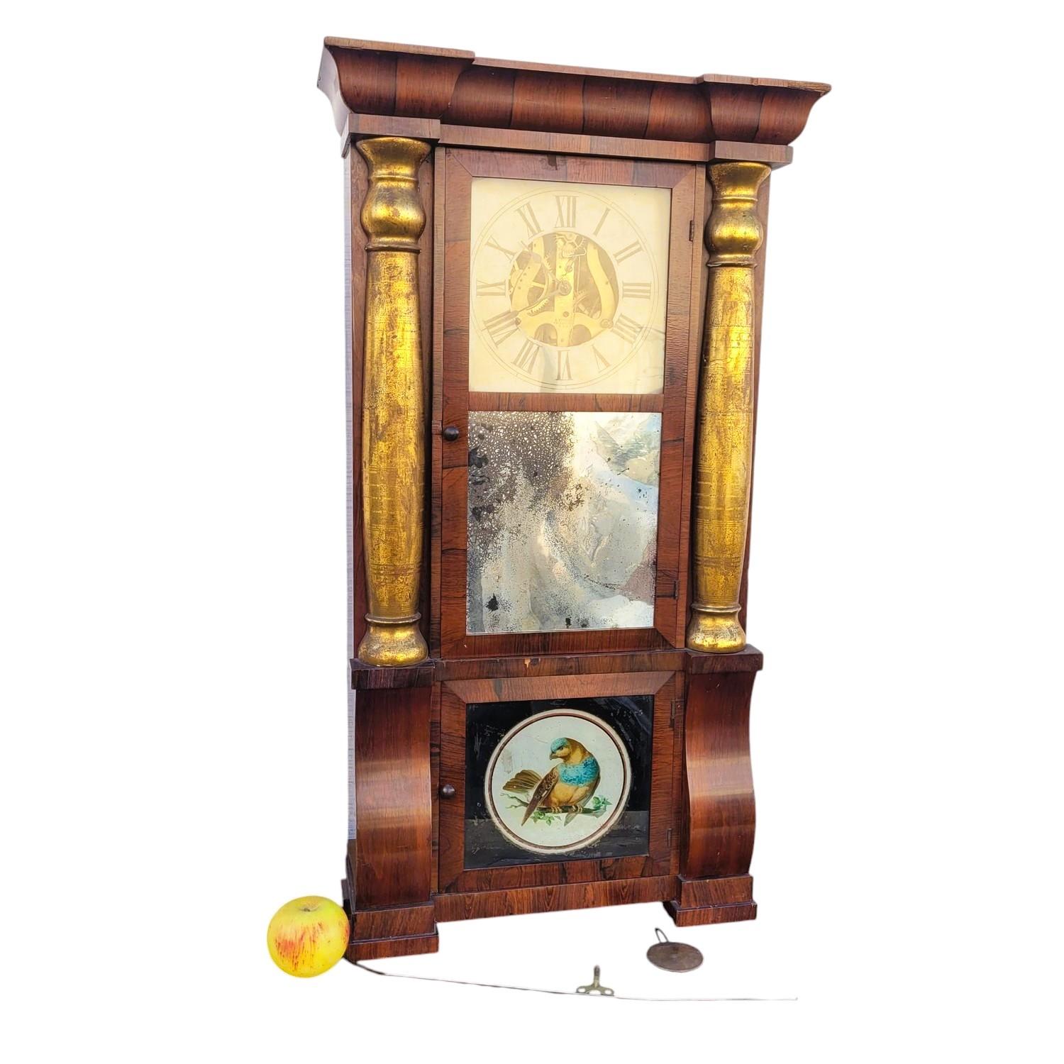 Seth Thomas, American Wall Clock, 19th Century For Sale 8