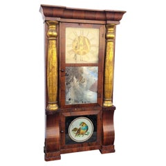 Seth Thomas, horloge murale américaine, 19e siècle
