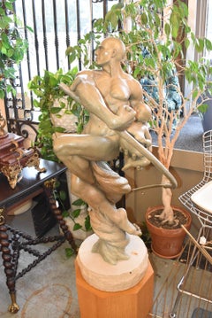 Seth Vandable Bronze Statue Titled "Harvest", Signed and Numbered, 42" Tall