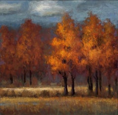 A Season of Red, Original Oil Painting