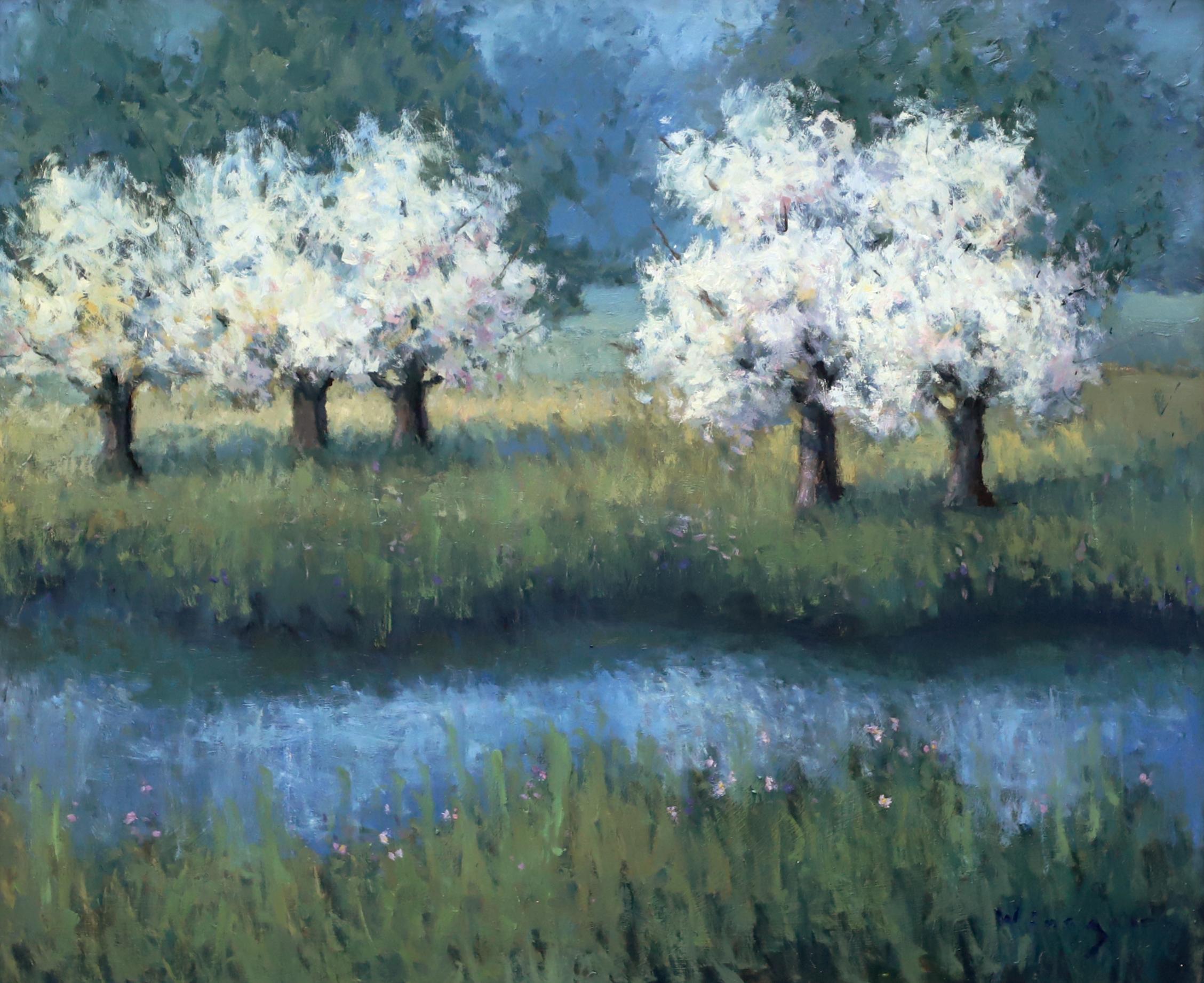 Aprilblüte (Tonalismus), Painting, von Seth Winegar