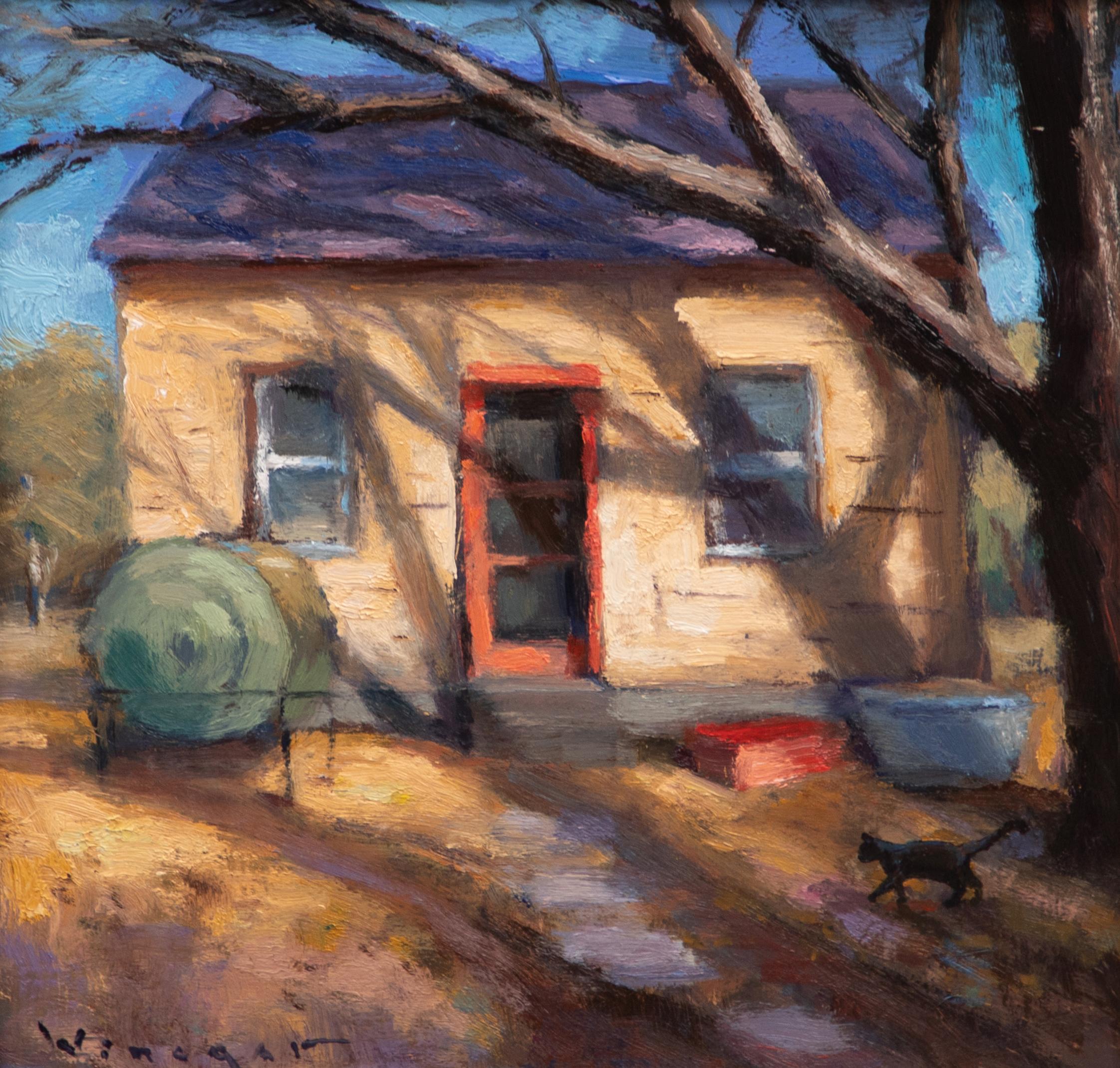 Im Schatten des Tages – Painting von Seth Winegar