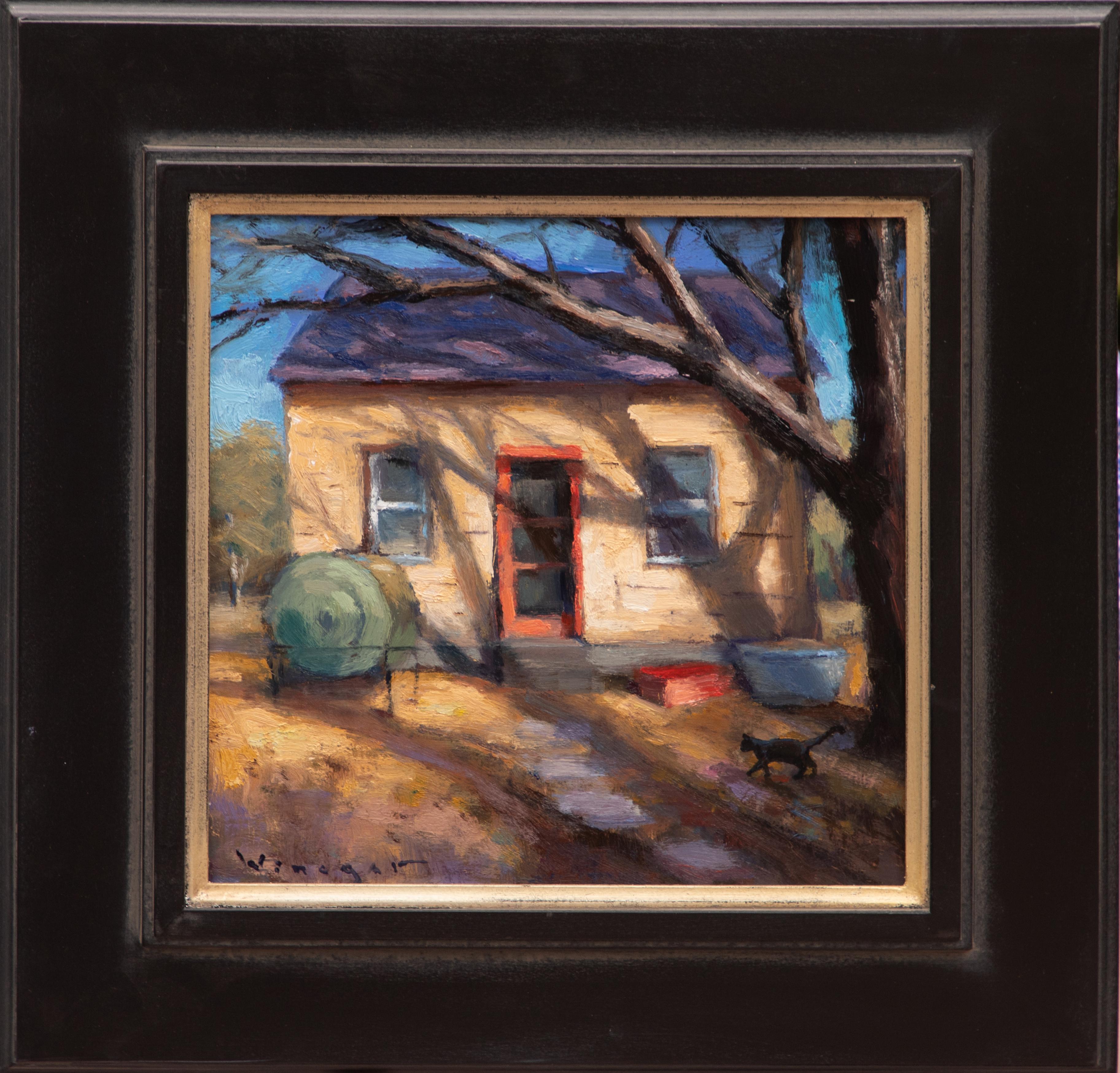 Seth Winegar Landscape Painting – Im Schatten des Tages
