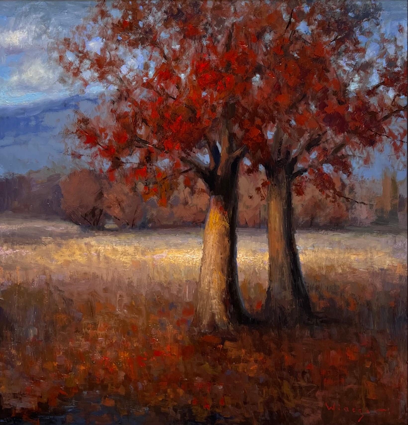 Seth Winegar Landscape Painting - "Life Transitions of Fall" Oil Painting