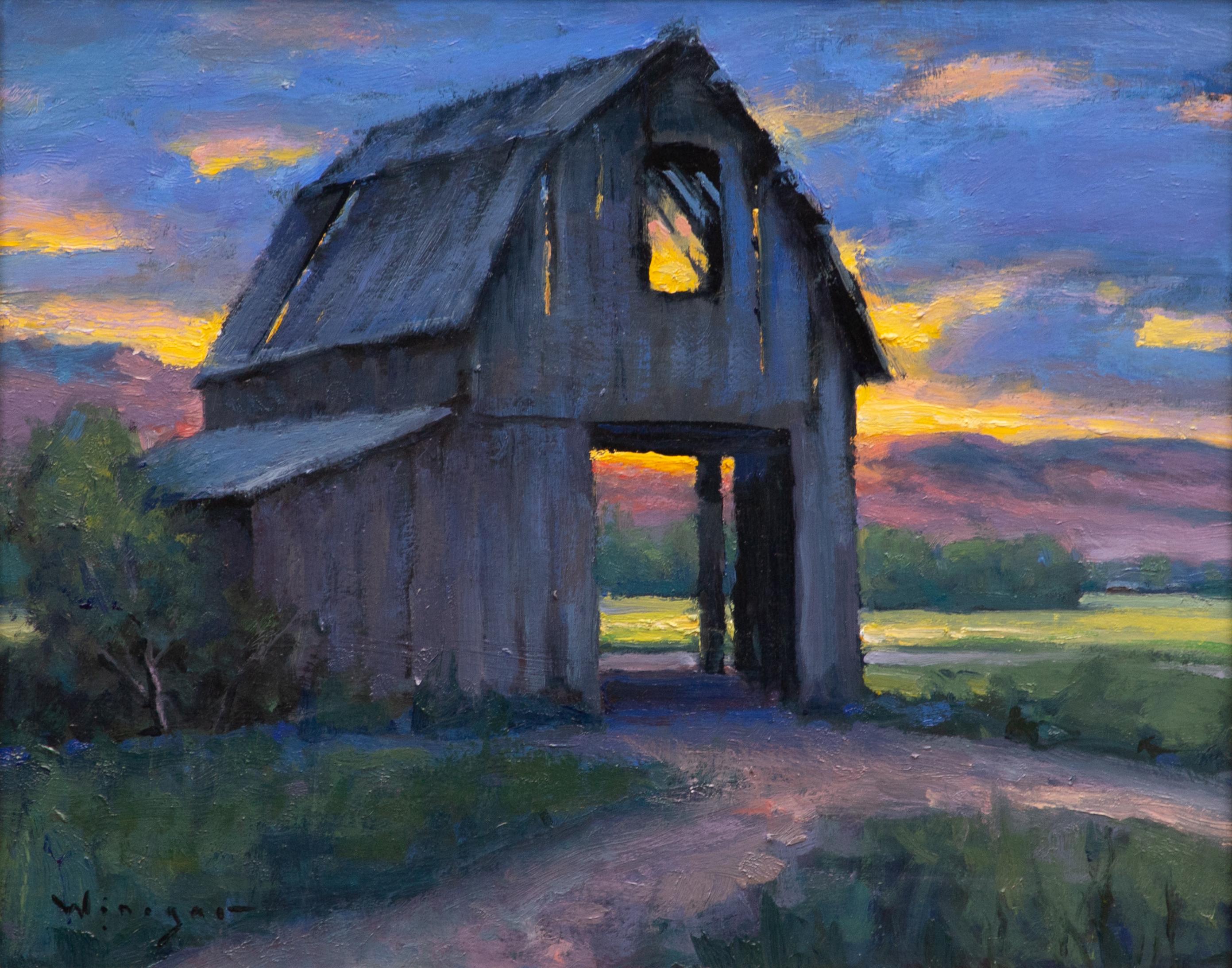Durchscheinendes Licht – Painting von Seth Winegar