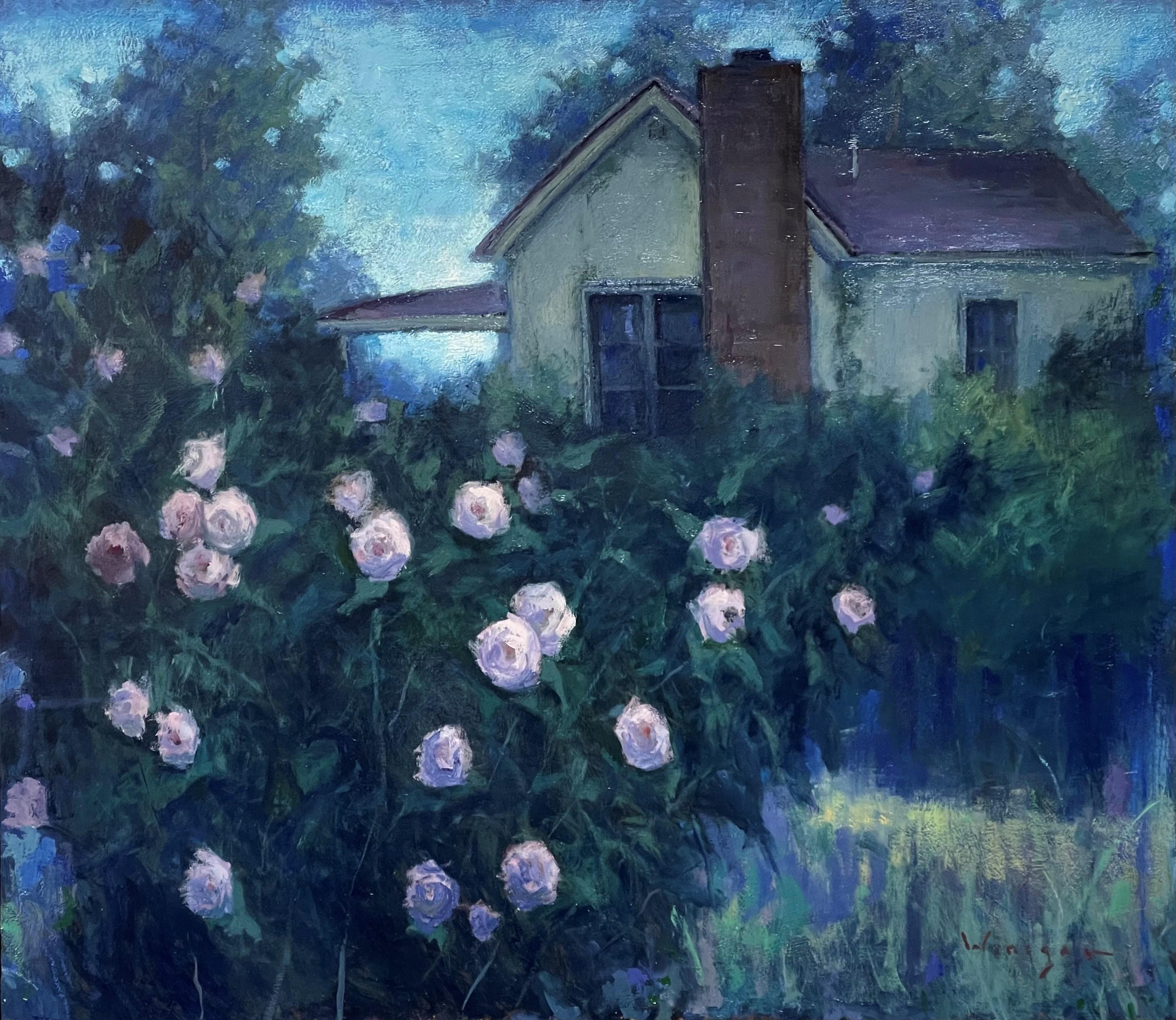 "Summer Garden" Oil Painting