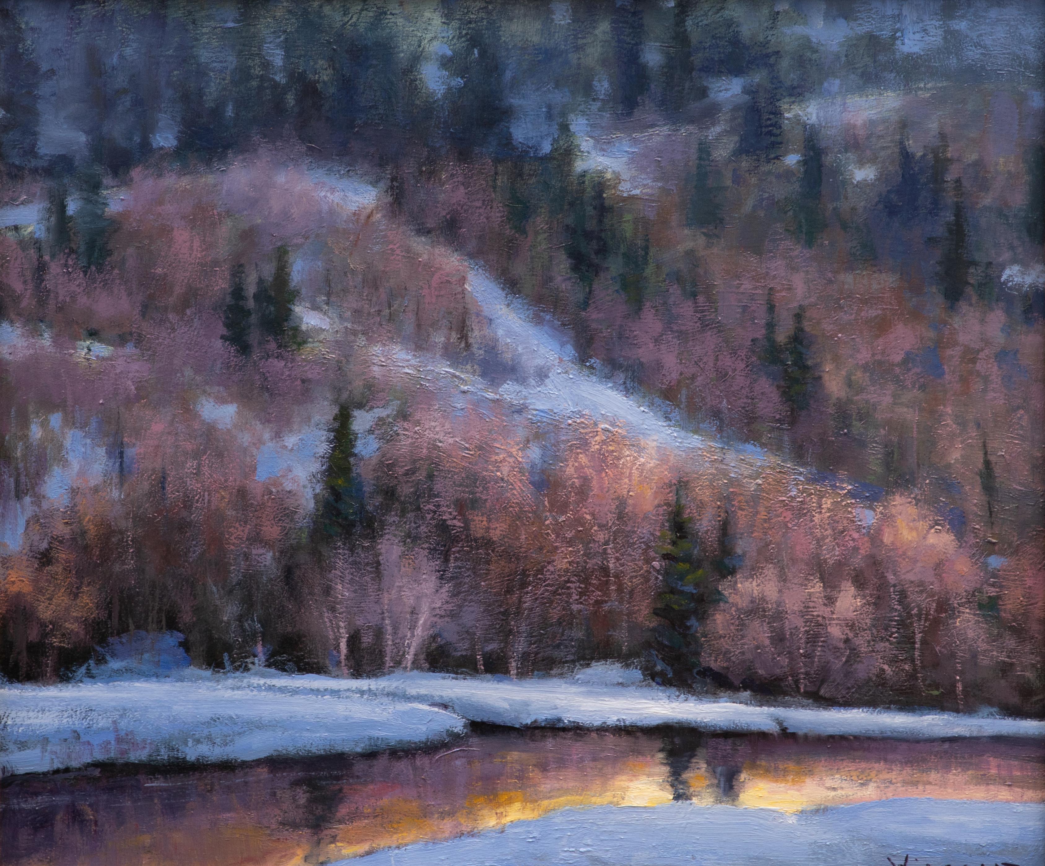 Wenn der Fluss spricht – Painting von Seth Winegar