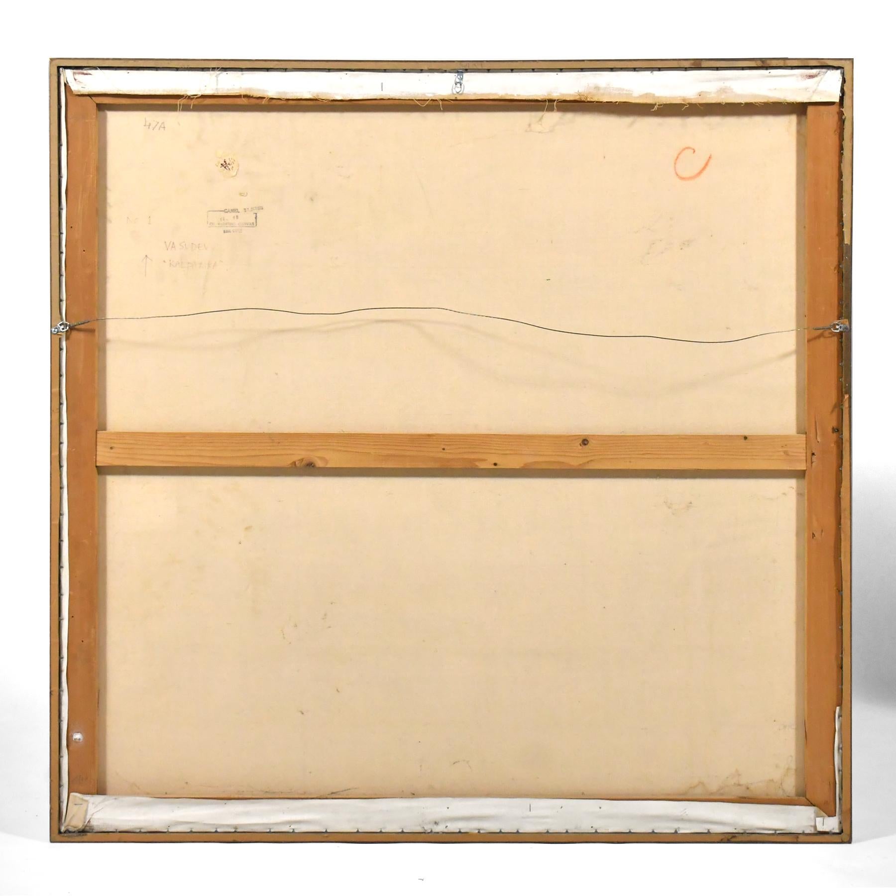 Setlur Gopal Vasudev Painting In Good Condition For Sale In Highland, IN