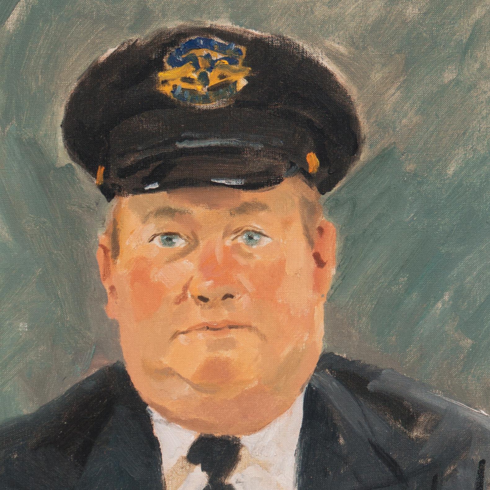 Ispettore doganale degli Stati Uniti, San Francisco, Los Angeles, Legion d'Onore, Giapponese - Painting American Modern di Setsuo Kirinoe