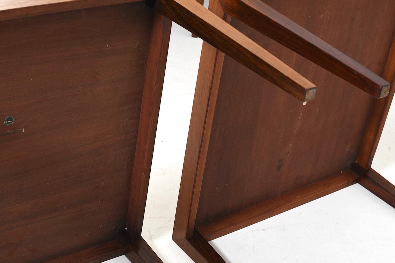 Sett Coffee Tables by Severin Hansen for Haslev Møbelsnedkeri en vente 5