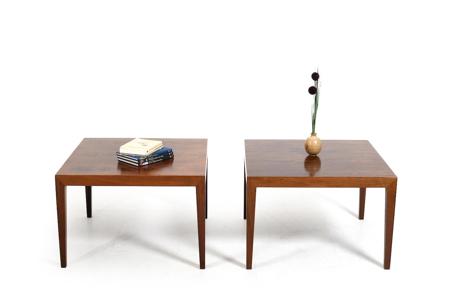 Scandinave moderne Sett Coffee Tables by Severin Hansen for Haslev Møbelsnedkeri en vente