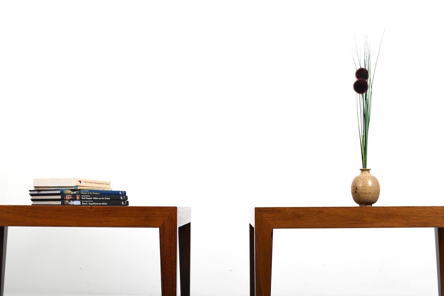 Danois Sett Coffee Tables by Severin Hansen for Haslev Møbelsnedkeri en vente