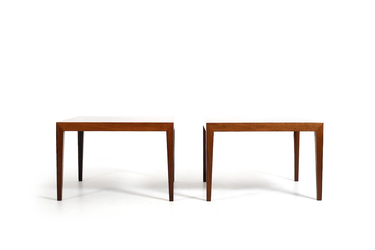 Sett Coffee Tables by Severin Hansen for Haslev Møbelsnedkeri Bon état - En vente à Handewitt, DE