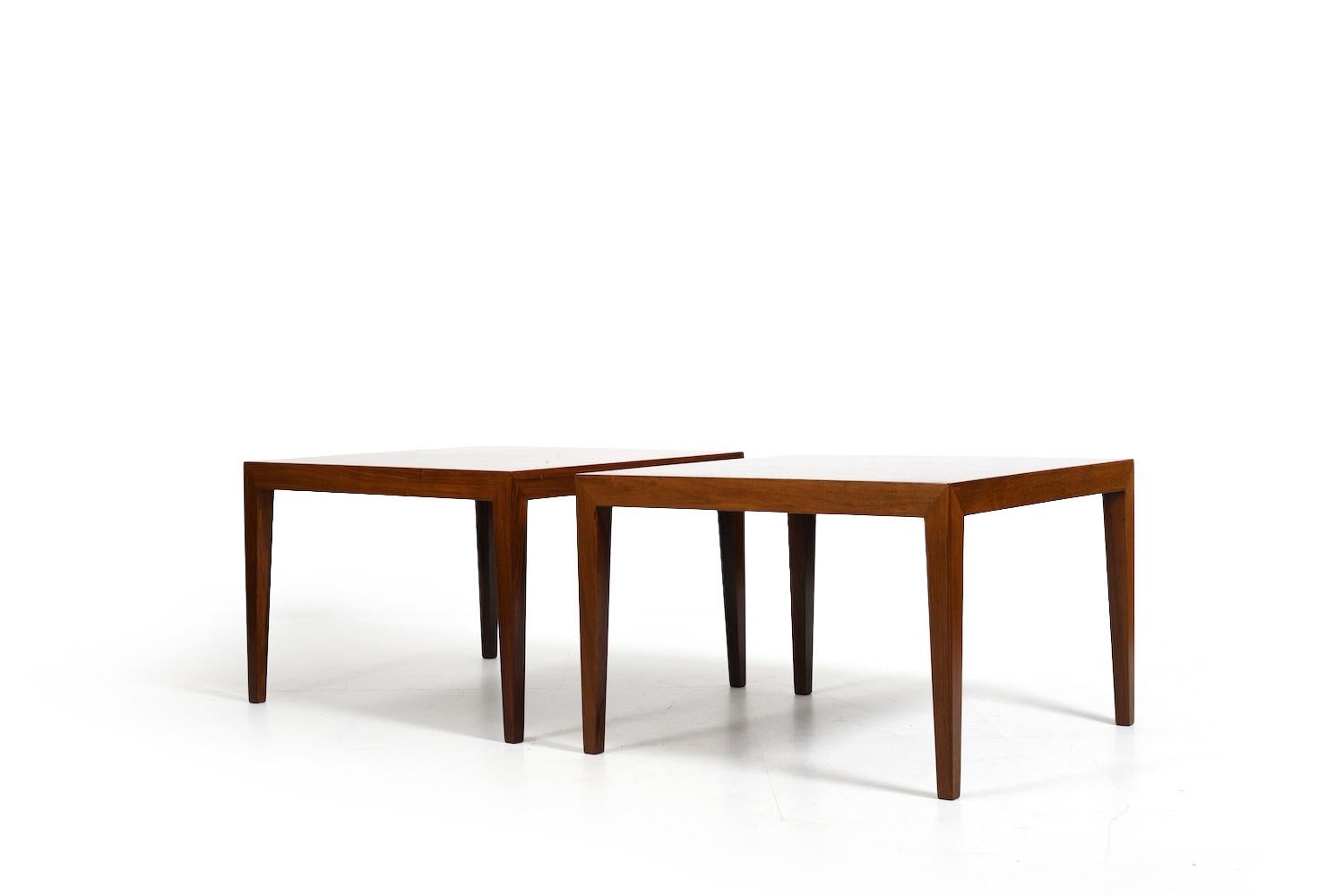 20ième siècle Sett Coffee Tables by Severin Hansen for Haslev Møbelsnedkeri en vente