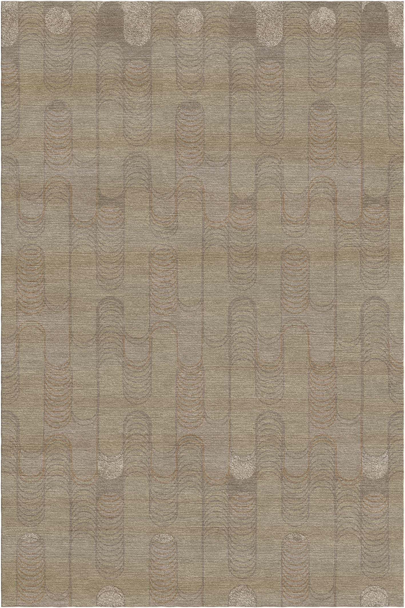 Settanta-Teppich I von Giulio Brambilla (Handgewebt) im Angebot