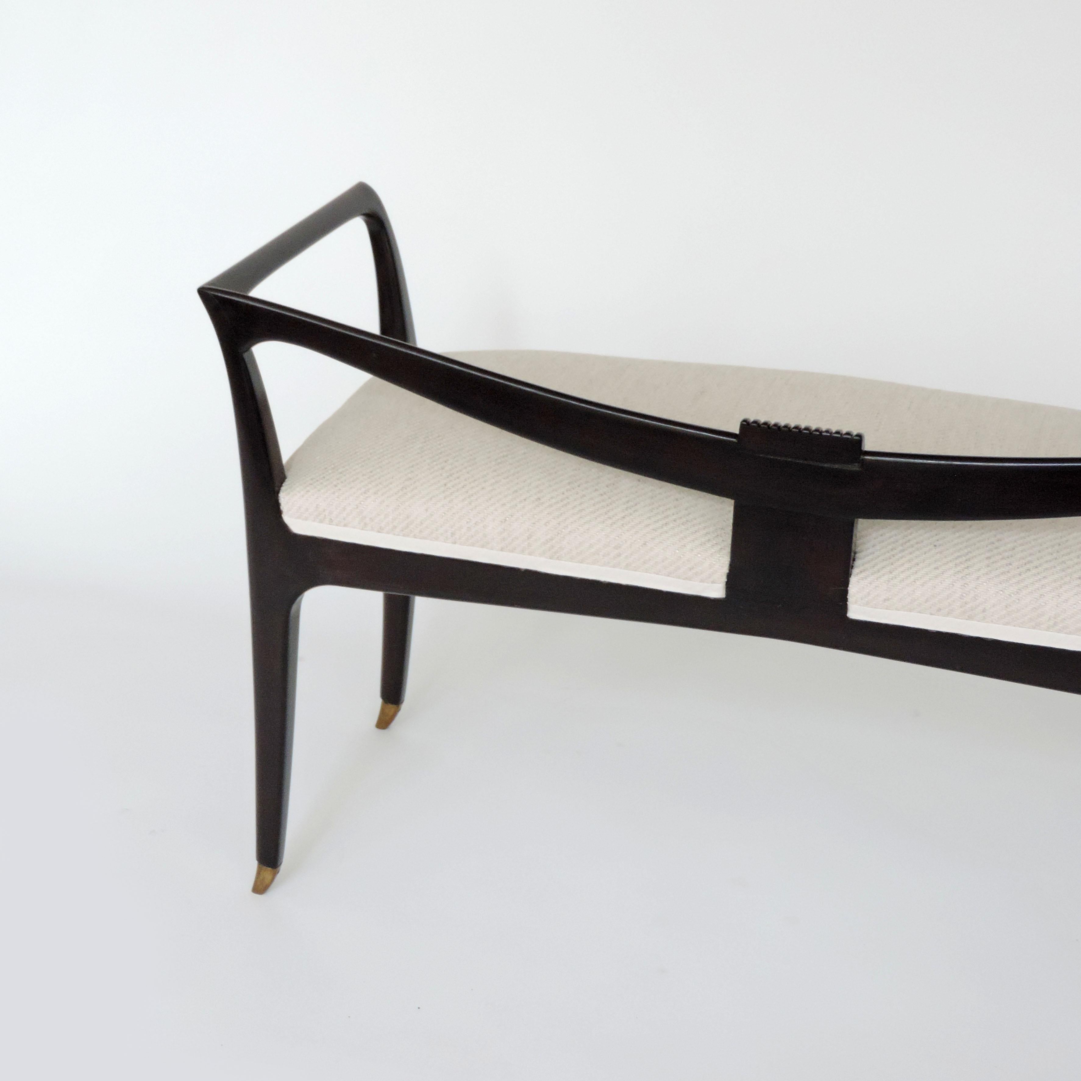 Mid-Century Modern Settee Attributed to Emilio Lancia, Italy, 1940s