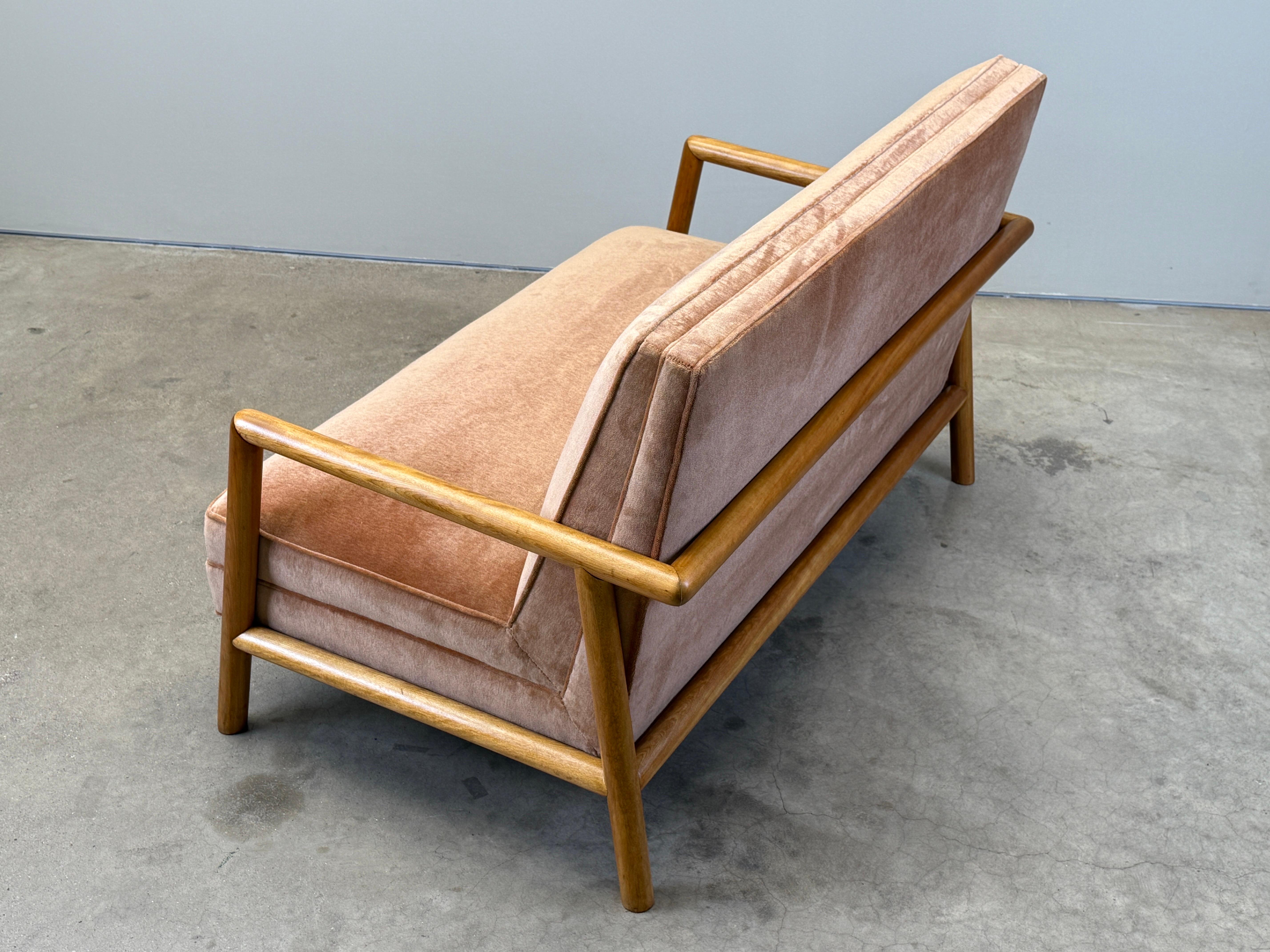 Maple Settee by T.H. Robsjohn-Gibbings For Sale