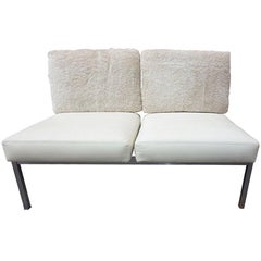 Settee in the Style of Knoll, Milo Baughman