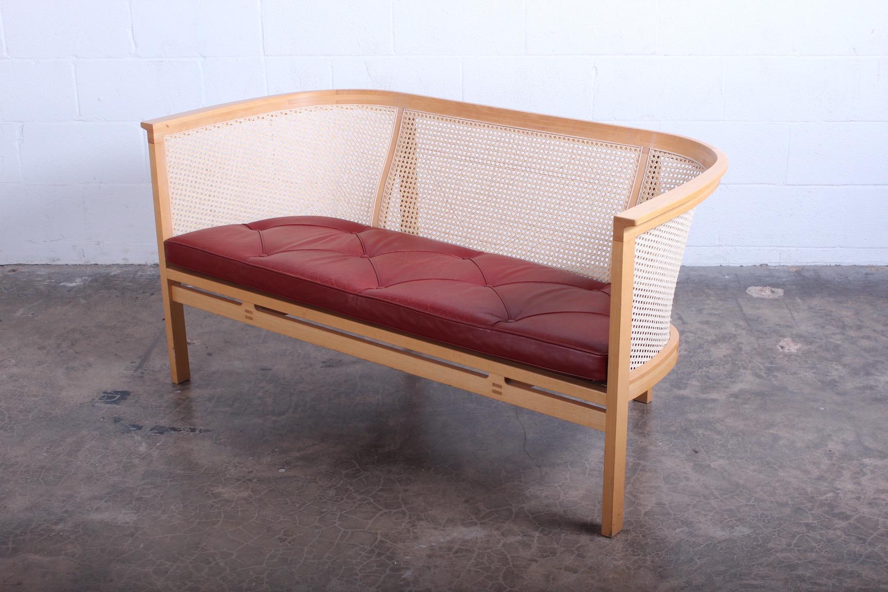 Settee model 7702 designed by Rud Thygesen & Johnny Sorensen for Botium.