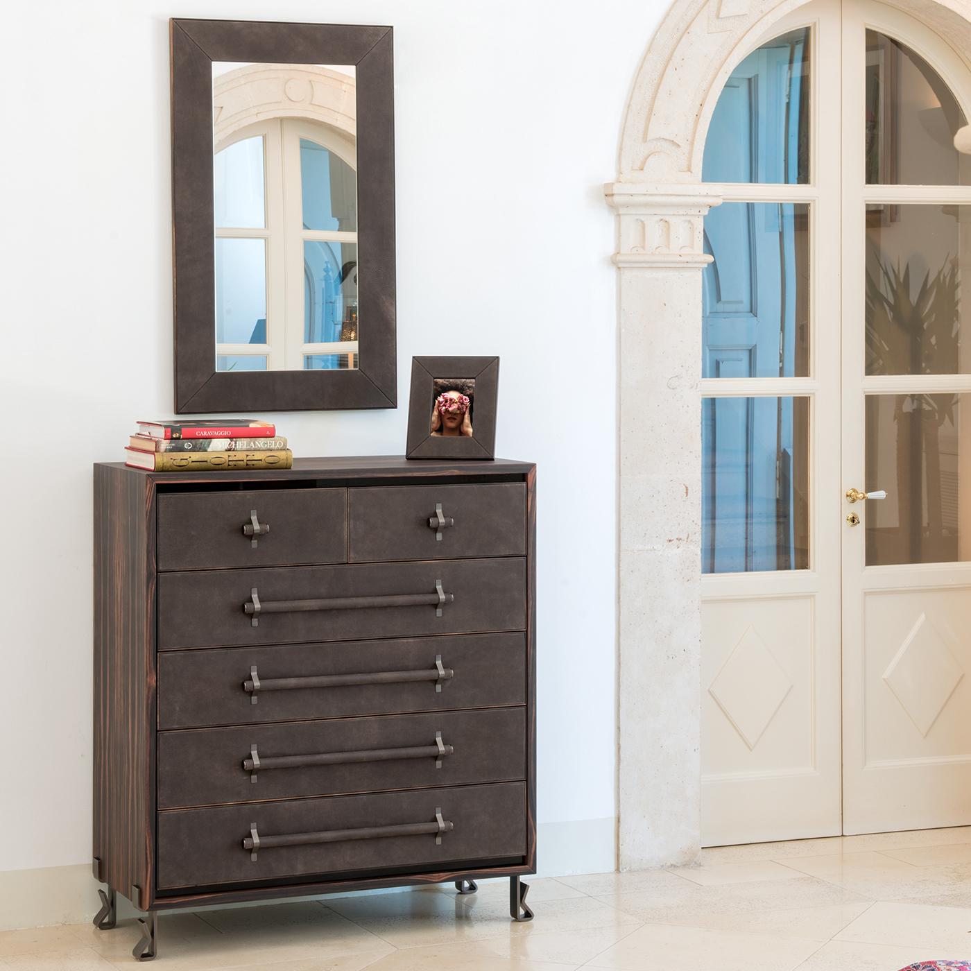 ebony chest of drawers