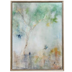 Setting of on Her Own 
Bird
, Contemporary Nature Painting by J Austin Jennings