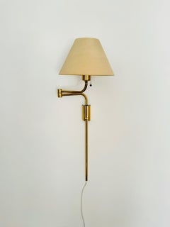 Setz of 2 Adjustable Brass Lesan Wall Lamps by Florian Schulz
