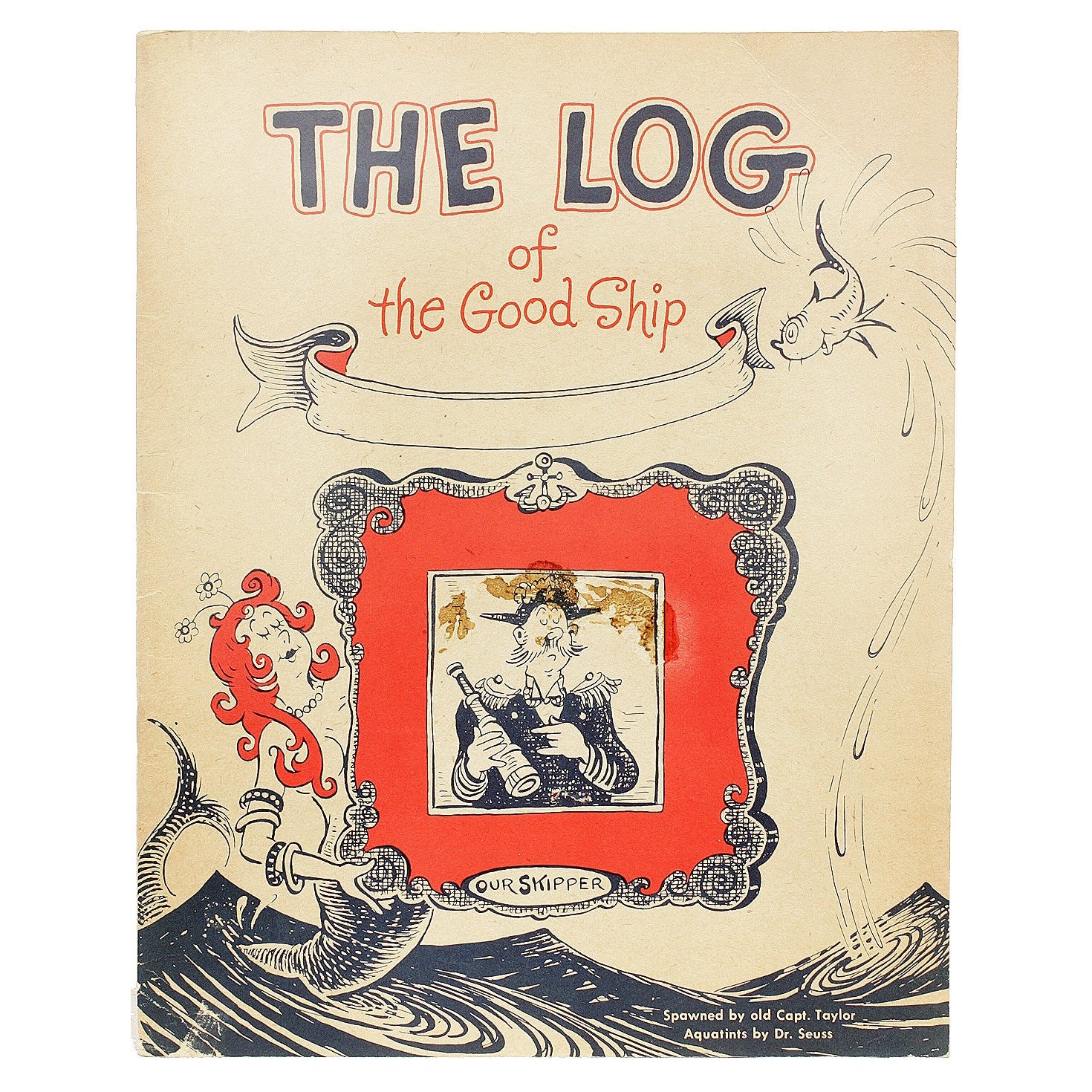 Seuss - Theodor Geisel. La bitácora del Buen Barco. 1947 - PRIMERA Y ÚNICA EDICIÓN en venta