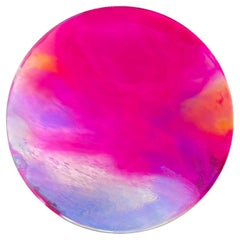 Seva Wall Decoration by Courtney Kinnare, Pink Multicolored Mirror