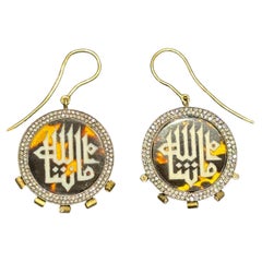 Sevan Bıçakçı 18k gold, silver and diamond earrings