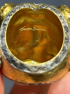 Sevan Bıçakçı Cocktailring aus 18 Karat Gold, Silber, Bergkristall und Diamanten