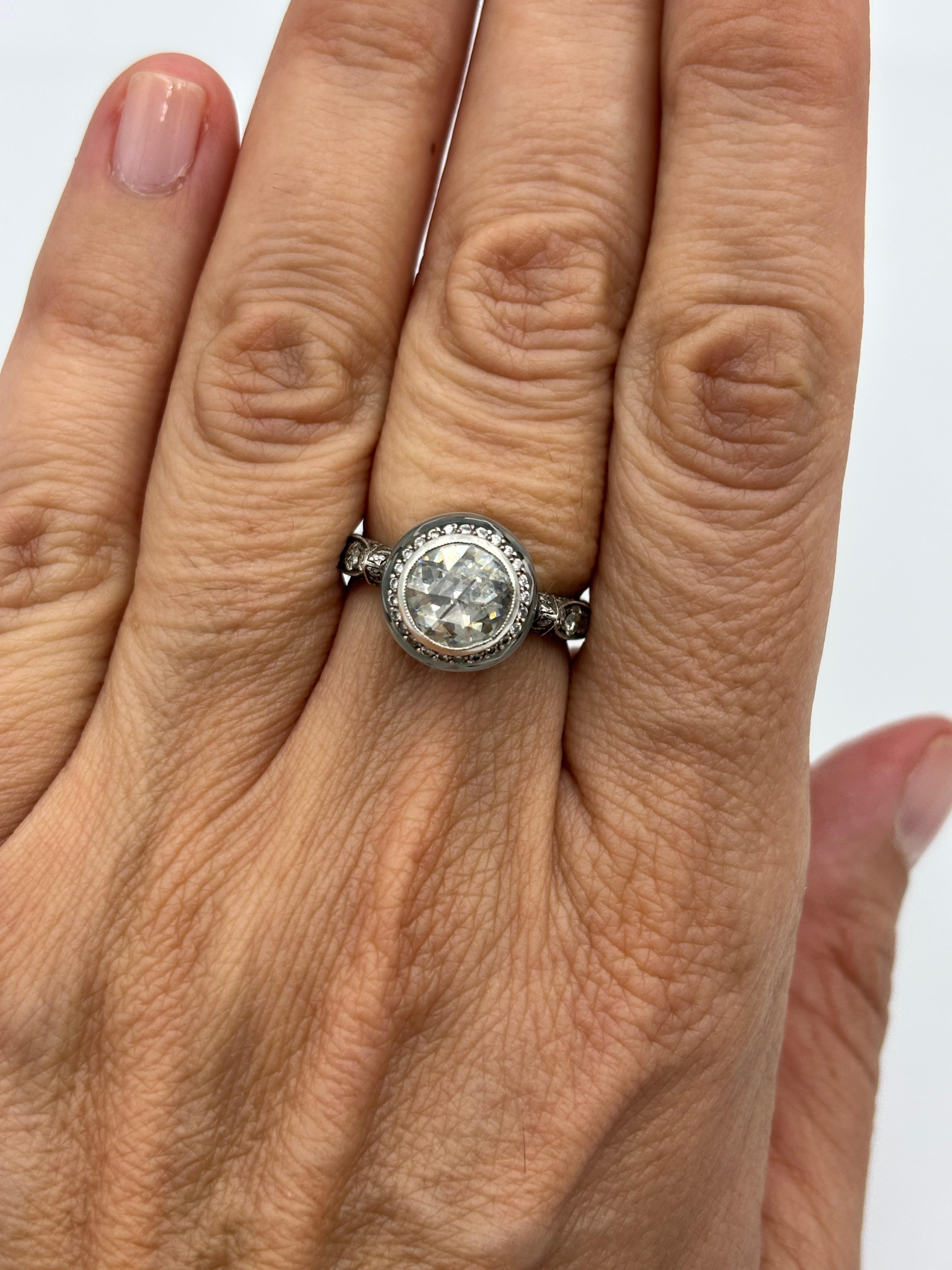 Anillo de cóctel de diamantes talla rosa Sevan Bıçakçı en venta 1