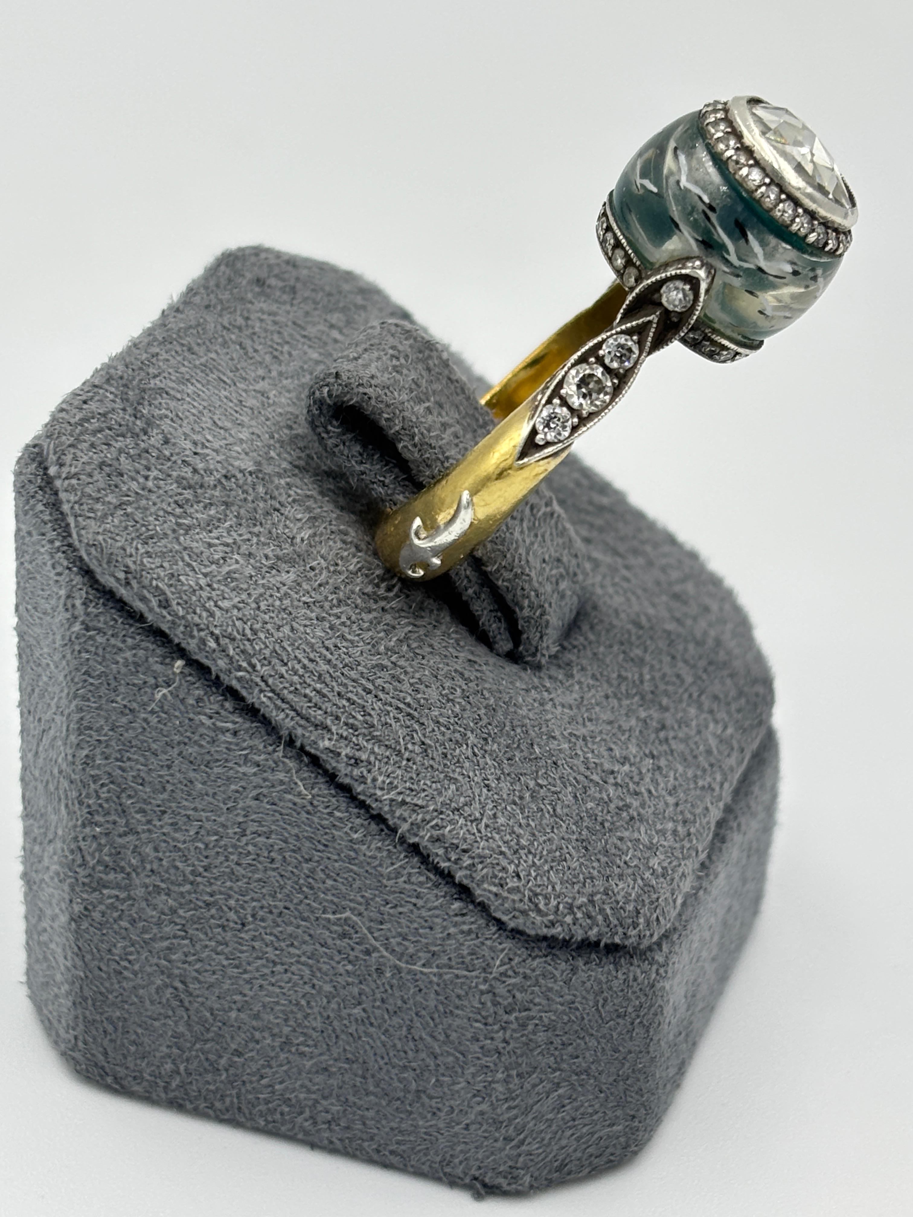 Anillo de cóctel de diamantes talla rosa Sevan Bıçakçı en venta 2