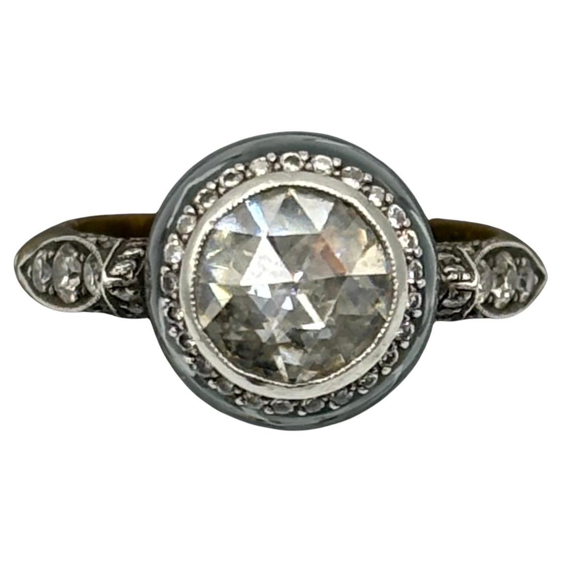 Anillo de cóctel de diamantes talla rosa Sevan Bıçakçı en venta