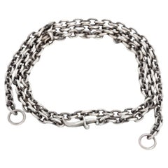 Sevan Biçakçi Sterling Silver Medium Link Chain with Dagger Element