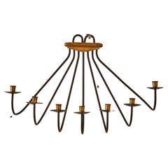 Seven Arm Modernist Candelabra