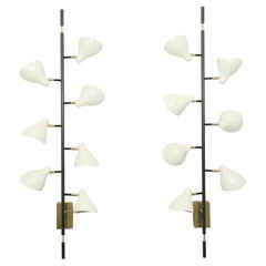  Pair of  Rotating Cups Wall Light Sconces, in Stock