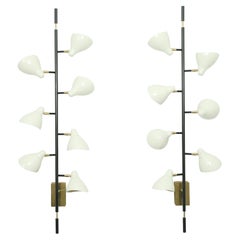 Pair of Articulated Wall Light Sconces, in Stock