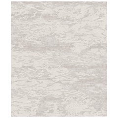 Seven Beige - Modern Lovely Hand Knotted Wool Bamboo Silk Allo Rug